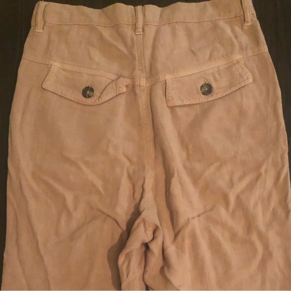 We The Free- Tan linen pants - Picture 2 of 3